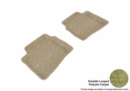 3D MAXpider 07-10 Hyundai Elantra (Sedan) Classic 2nd Row Floormat - Tan L1HY02922202 L1HY02922202 Photo - Primary