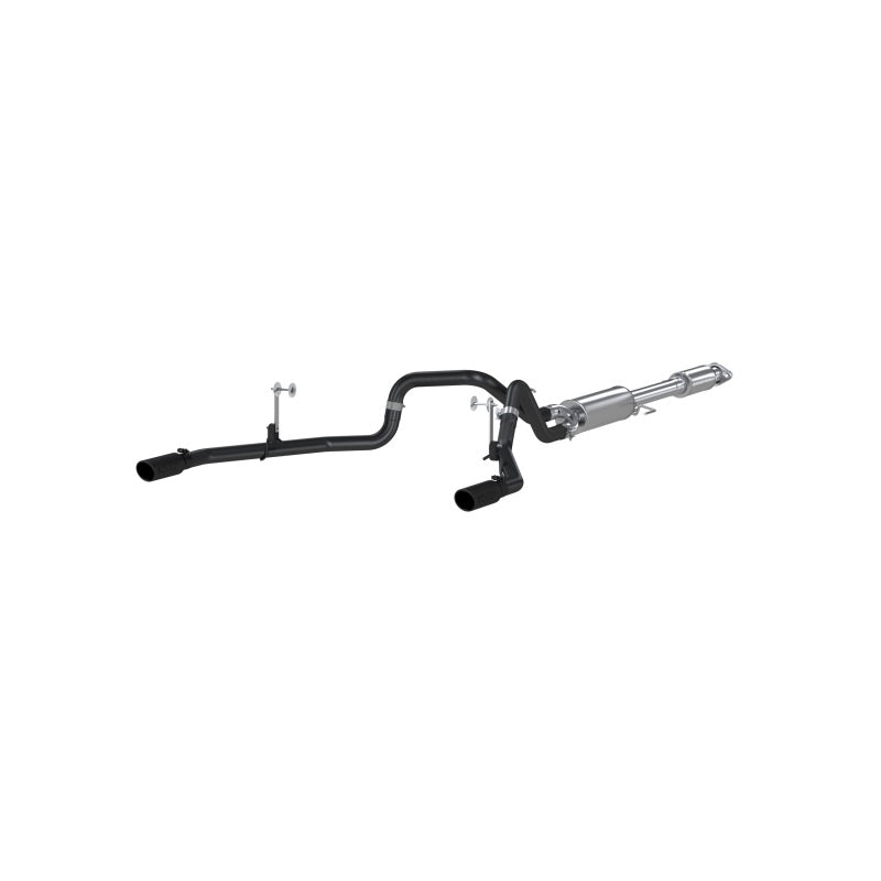 MBRP 2015 Ford F-150 5.0L 3in Cat Back Dual Split Rear Exit Black Exhaust S5258BLK Photo - Primary