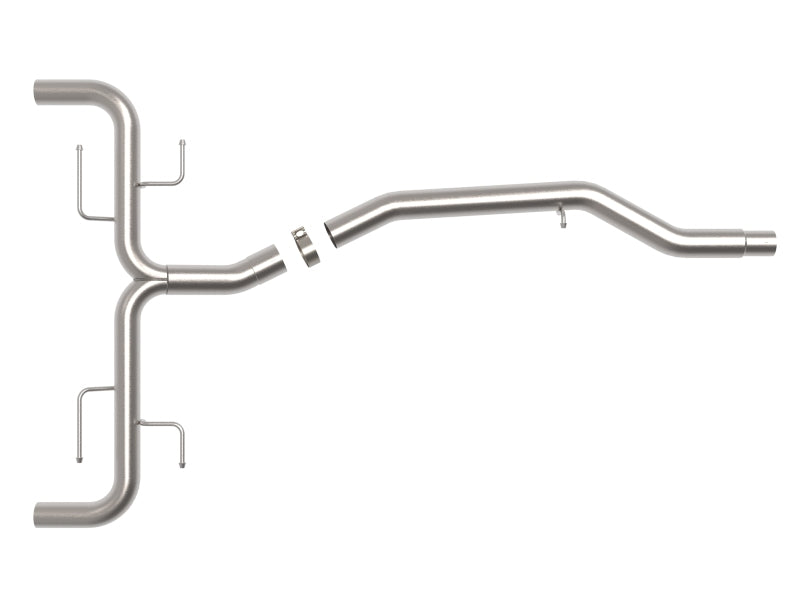 aFe 17-21 Alfa Romeo Giulia L4-2.0L (t) Mach Force-Xp 2in to 2-1/2in 304SS Axle-Back Exhaust 49-36902 49-36902 Photo - Unmounted