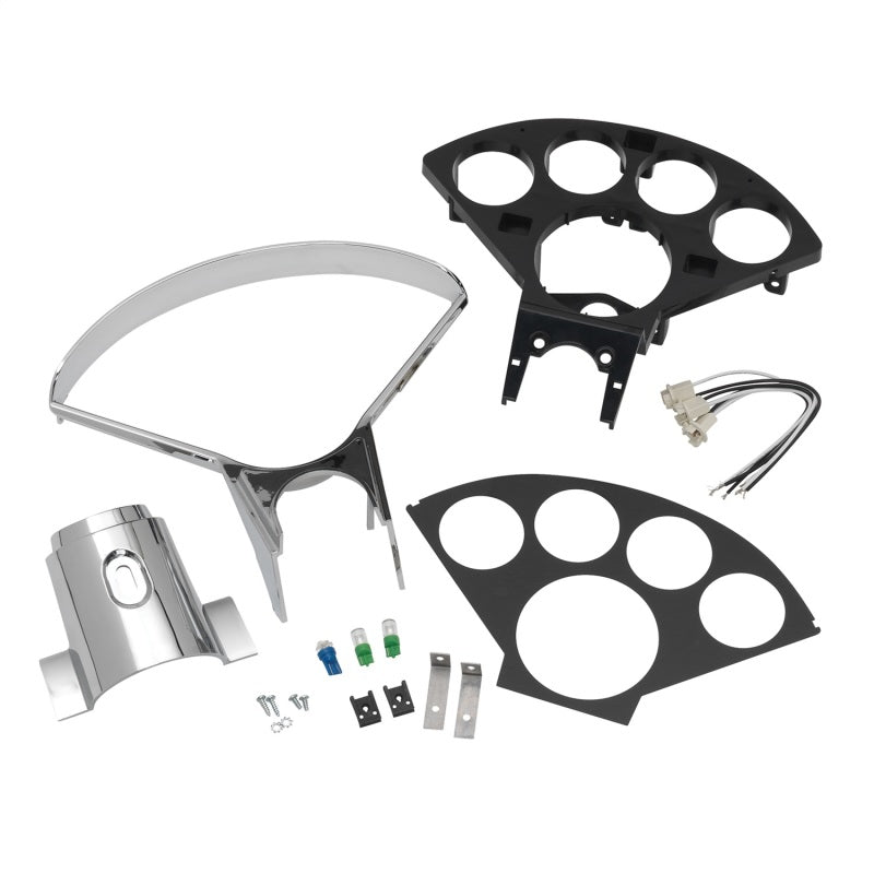 Autometer Direct Fit Dash Panel, (3-3/8", 2-1/16" X4), Chevrolet 55-56 2207 Photo - Primary