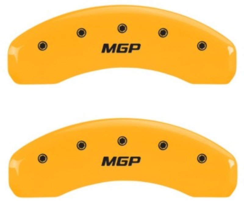 MGP 2 Caliper Covers MGP Yellow Finish Black Characters 2018 Chevrolet Tahoe 14254RMGPYL 14254RMGPYL User 1