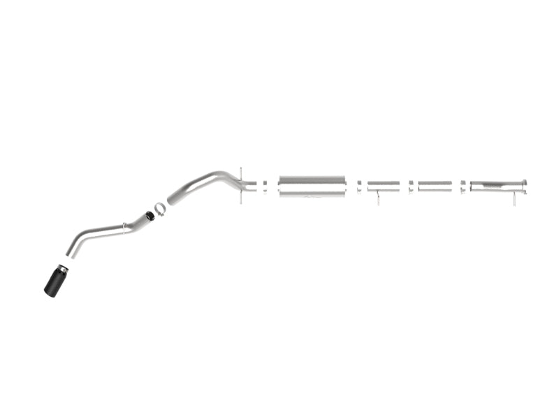 aFe Apollo GT Series 3in 409SS Cat-Back Exhaust w/ Black Tip 2020 GM 2500/3500HD V8 6.6L L8T 49-44122-B 49-44122-B Photo - Unmounted