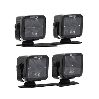Borne Off-Road 21+ Bronco Light Pods 4pc Ditch 3x3 Flood Upfit BNLT-BR-21-DT4FU BNLT-BR-21-DT4FU Photo - Primary