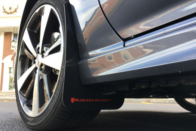 Rally Armor 2017+ Impreza 4D/5D Mud flap Red logo MF45-UR-BLK/RD User 2
