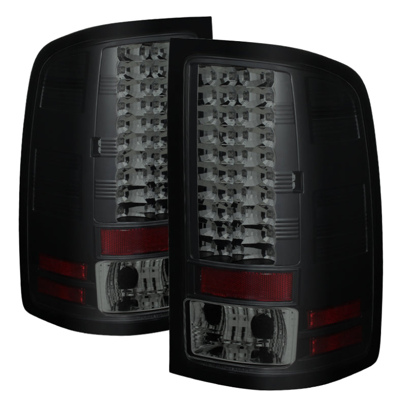Spyder GMC Sierra 07-13 (Not 3500 Dually 4 Rear Wheels)LED Tail Lights Blk Smke ALT-YD-GS07-LED-BSM 5078186 5078186 Photo - Primary