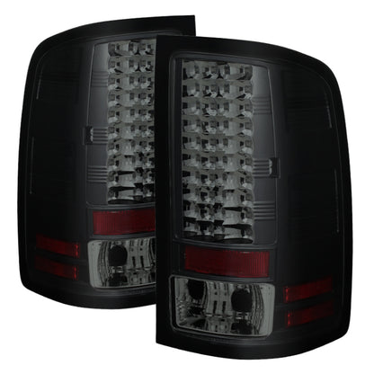 Spyder GMC Sierra 07-13 (Not 3500 Dually 4 Rear Wheels)LED Tail Lights Blk Smke ALT-YD-GS07-LED-BSM 5078186 5078186 Photo - Primary