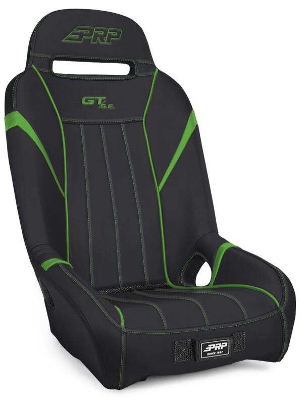 PRP Seats PRP GT/S.E. Suspension Seat - Black/Green A5701-PORXP-W A5701-PORXP-W Photo - Primary