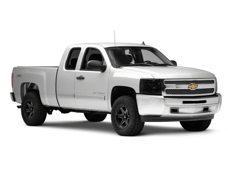Raxiom 07-14 Chevrolet Silverado 1500 HD Axial OEM RepHeadlights- Chrome Housing- Smoked Lens S122324 S122324 Photo - Close Up