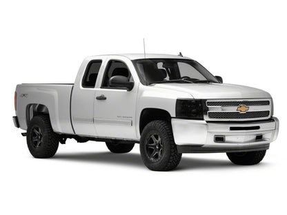 Raxiom 07-14 Chevrolet Silverado 1500 HD Axial OEM RepHeadlights- Chrome Housing- Smoked Lens S122324 S122324 Photo - Close Up