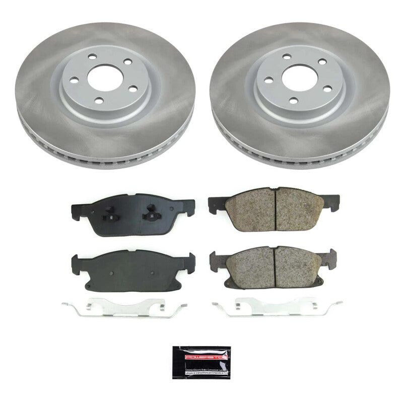PowerStop Power Stop 17-20 Lincoln Continental Front Semi-Coated Rotor Kit SC8961 SC8961 Photo - Primary