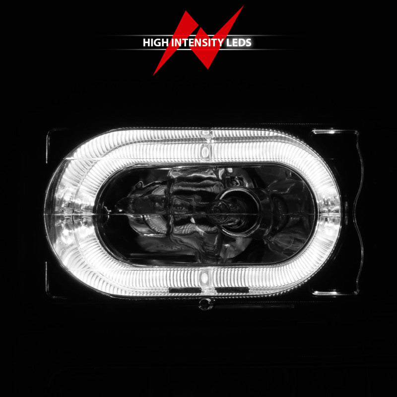 ANZO 88-98 Chevrolet C1500 Crystal Headlights Chrome Housing w/ Signal and Side Marker Lights 111508 111508 Photo - Unmounted