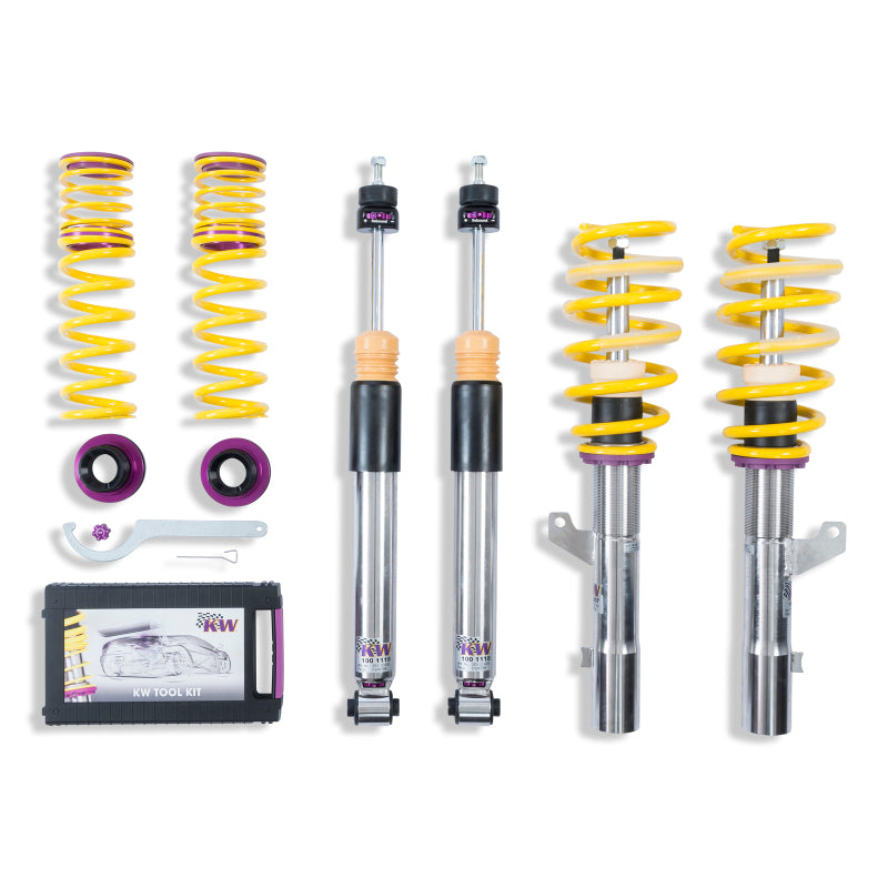 KW Suspension Coilover Kit V3 17-18 Audi RS3 2.5L 8V w/o Electronic Dampers 352100AK Photo - Primary