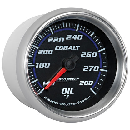 Autometer Gauge, Oil Temp, 2 5/8", 140-280 Deg. F, Mechanical, Cobalt 7941 User 5