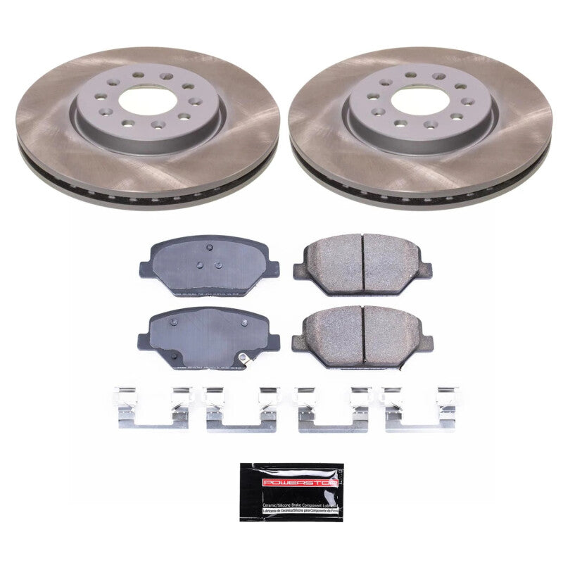 PowerStop Power Stop 18-21 GMC Terrain Front Semi-Coated Rotor Kit SC7661 SC7661 Photo - Primary