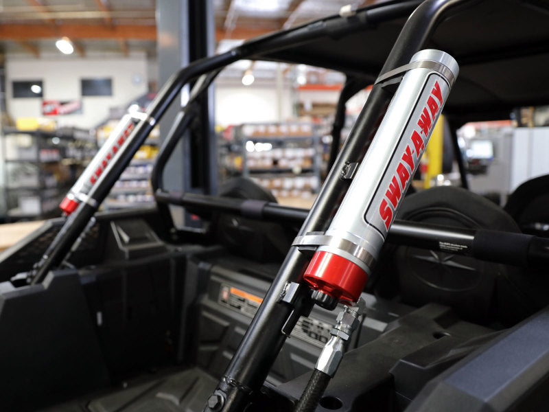 aFe 14-19 Polaris RZR 925/1000cc Sway-A-Way 3.0 Rear Coilover Kit w/ Remote Reservoirs and Comp Adj 852-0058-01-CA 852-0058-01-CA Photo - Mounted