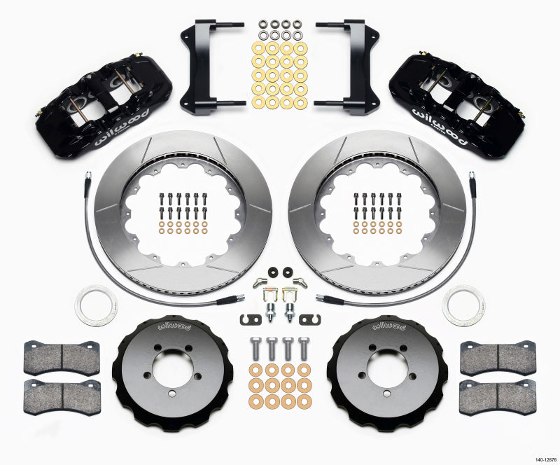 Wilwood AERO6 Front Hat Kit 14.00 1999-2012 Subaru WRX w/Lines 140-12876 140-12876 Photo - Primary