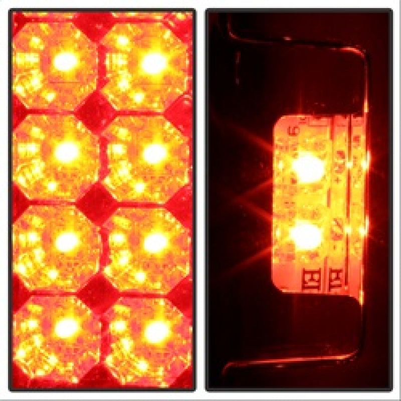 Spyder Ford F150 side 97-03/F250/350 Duty 99-07 LED Tail Lights Red Clear ALT-YD-FF15097-LED-RC 5003485 5003485 Photo - Unmounted