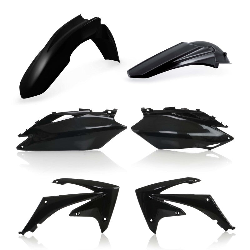 Acerbis 10-13 Honda CRF250R/ 09-12 CRF450R Plastic Kit - Black 2141860001 2141860001 Photo - Primary