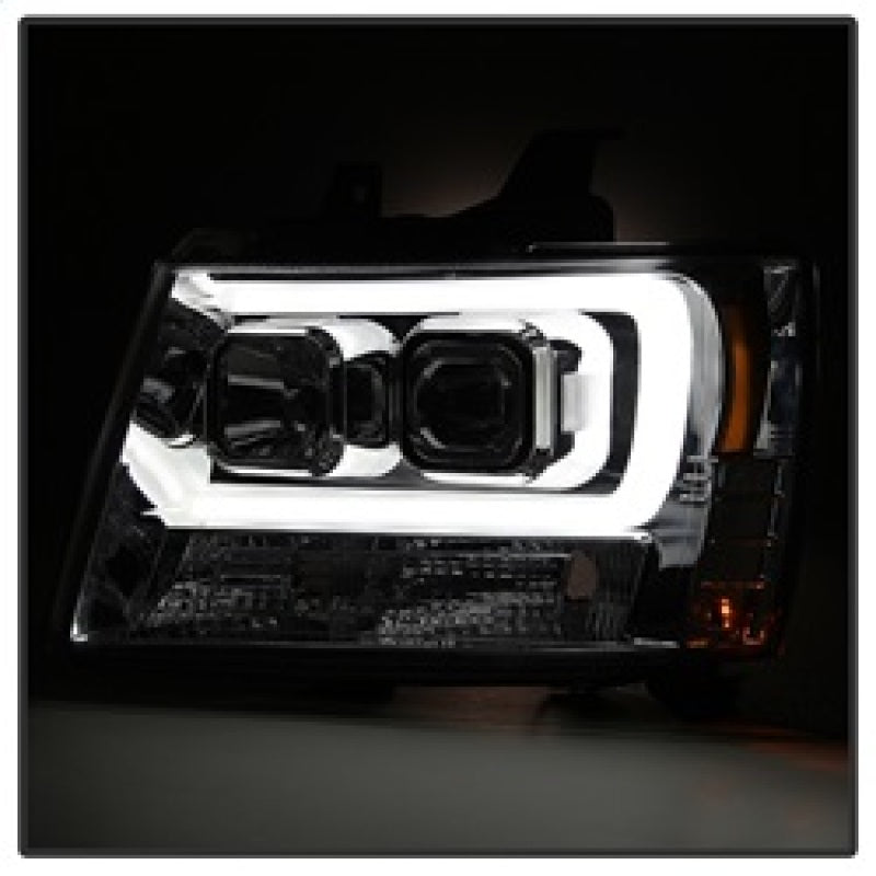 Spyder 07-14 Chevy Suburban/1500/2500/Tahoe V2 Projector Headlights Smoke PRO-YD-CSUB07V2-DRL-SM 5082589 5082589 Photo - Unmounted