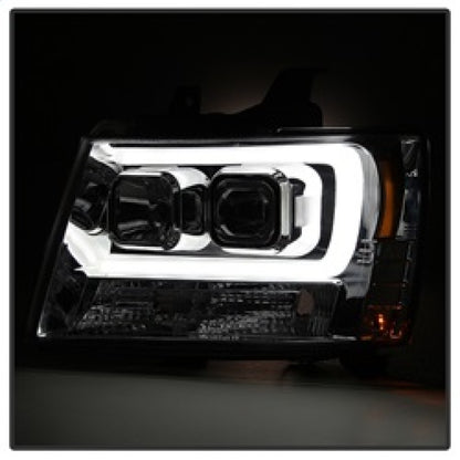Spyder 07-14 Chevy Suburban/1500/2500/Tahoe V2 Projector Headlights Smoke PRO-YD-CSUB07V2-DRL-SM 5082589 5082589 Photo - Unmounted