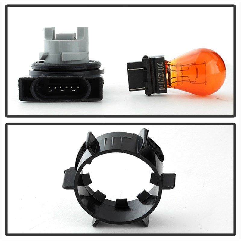 SPYDER Xtune Dodge Ram 1500 02-05 Amber Crystal Headlights Black HD-JH-DR02-AM-BK 5014313 5014313 Photo - Unmounted