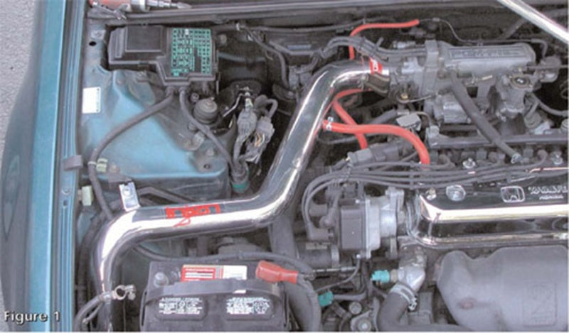 Injen Polished Cold Air Intake 90-93 Honda Accord 2.2L 4 Cyl No ABS RD1600P Photo - Mounted