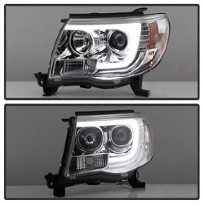 Spyder Toyota Tacoma 05-11 Projector Headlights - Light Bar DRL - Chrome PRO-YD-TT05V2-LB-C 5084668 5084668 Photo - Unmounted