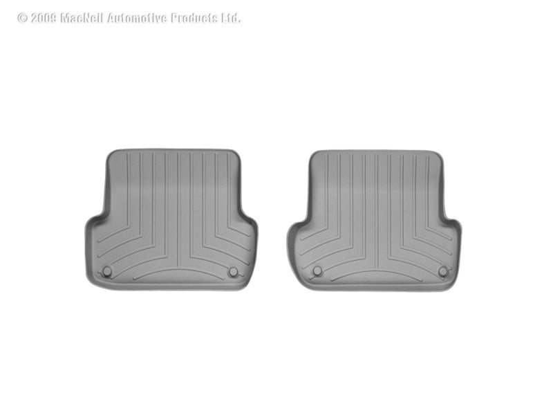 WeatherTech 02-08 Audi A4/S4/RS4 Rear FloorLiner - Grey 461942 461942 Photo - Primary