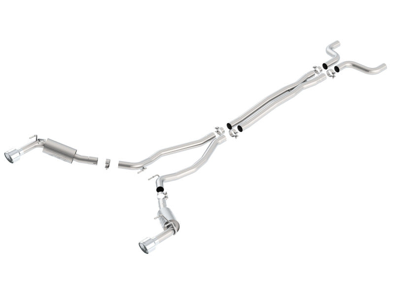 Borla 14-15 Chevy Camaro SS 6.2L V8 Single Split Rear Exit ATAK Catback Exhaust 140532 140532 Photo - Primary