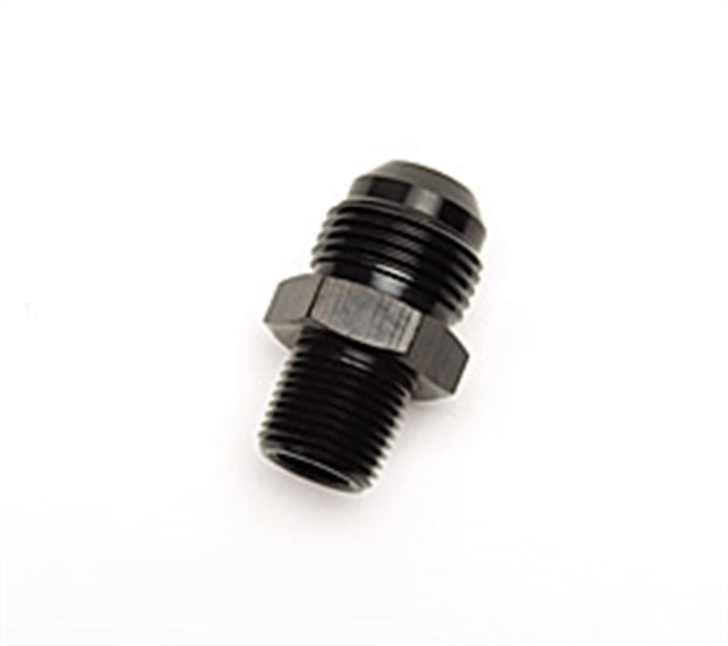 Russell -10 AN Straight Flare To Pipe Adapter (Black Finish) 670033 Photo - Primary
