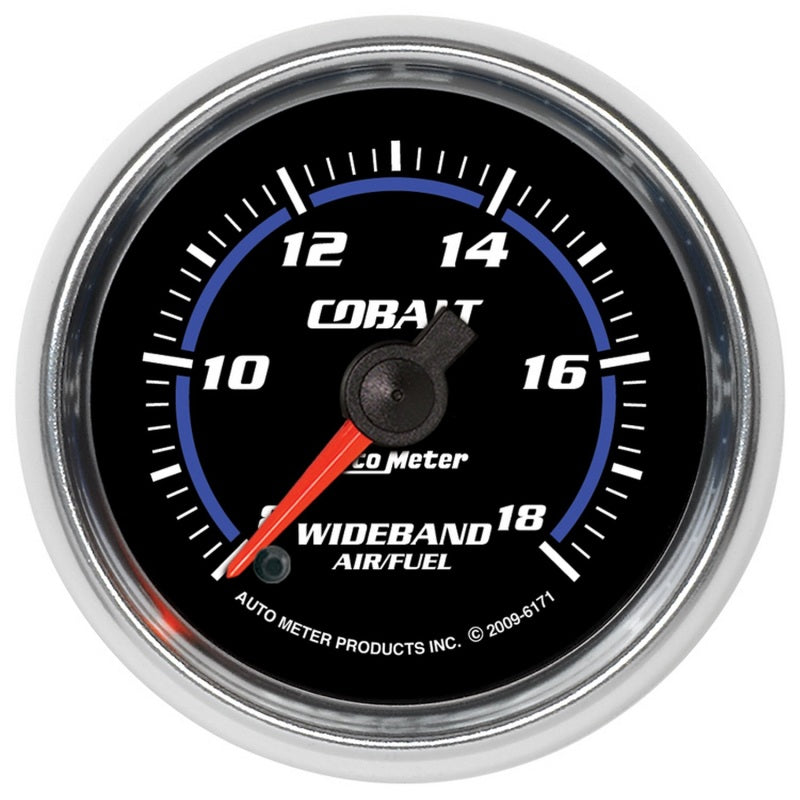 Autometer 2-1/16" Wideband Air/Fuel Ratio, Analog, 8:1-18:1 Afr, Cobalt 6171 Photo - Primary