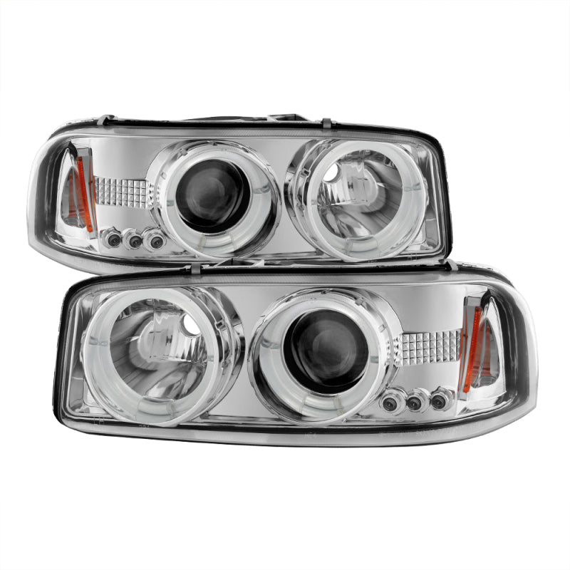 Spyder GMC Sierra 1500/2500/3500 99-06 Projector Headlights LED Halo LED Chrome PRO-YD-CDE00-HL-C 5009364 5009364 Photo - Primary
