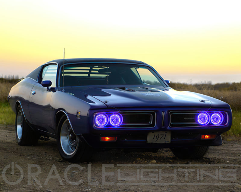 ORACLE Lighting Oracle Pre-Installed Lights 5.75 IN. Sealed Beam - ColorSHIFT Halo 6904-333 6904-333 Photo - lifestyle view