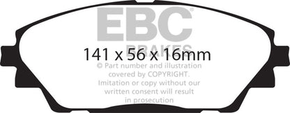 EBC Disc Brake Pad Set DP22185 Photo - Primary