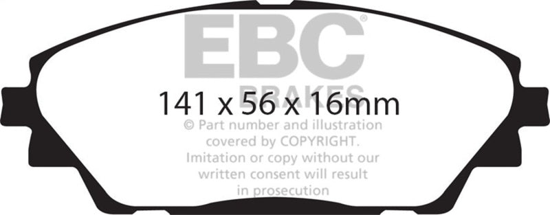 EBC Disc Brake Pad Set DP42185R Photo - Primary