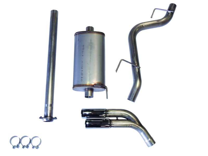 JBA 15-20 Ford F-150 2/4WD 2.7L/3.5L/5.0L 304SS Dual Side Exit Cat-Back Exhaust 30-2544 30-2544 Photo - Primary