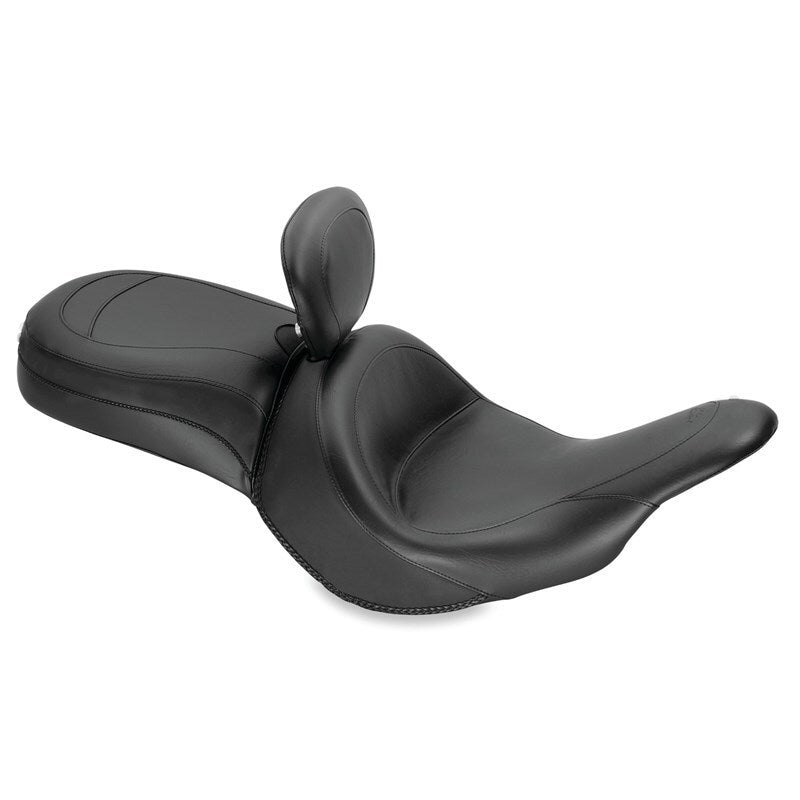 Mustang Motorcycle Wide Vntge Seat W/Bkrest Vaqro 79686 79686 User 1