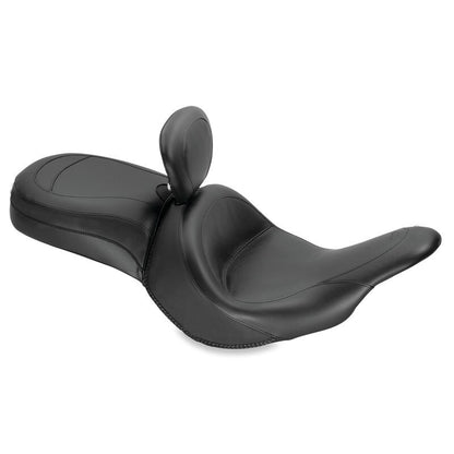 Mustang Motorcycle Wide Vntge Seat W/Bkrest Vaqro 79686 79686 User 1