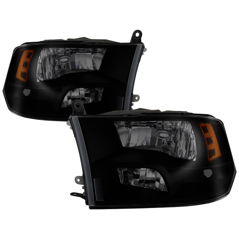 SPYDER xTune Dodge Ram 1500 09-17 (Non-LED) OEM Style Headlights - Black Smoked HD-JH-DR09-QU-BSM 9040207 9040207 Photo - Primary