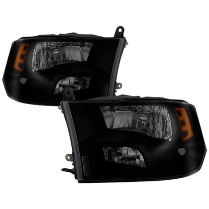 SPYDER xTune Dodge Ram 1500 09-17 (Non-LED) OEM Style Headlights - Black Smoked HD-JH-DR09-QU-BSM 9040207 9040207 Photo - Primary