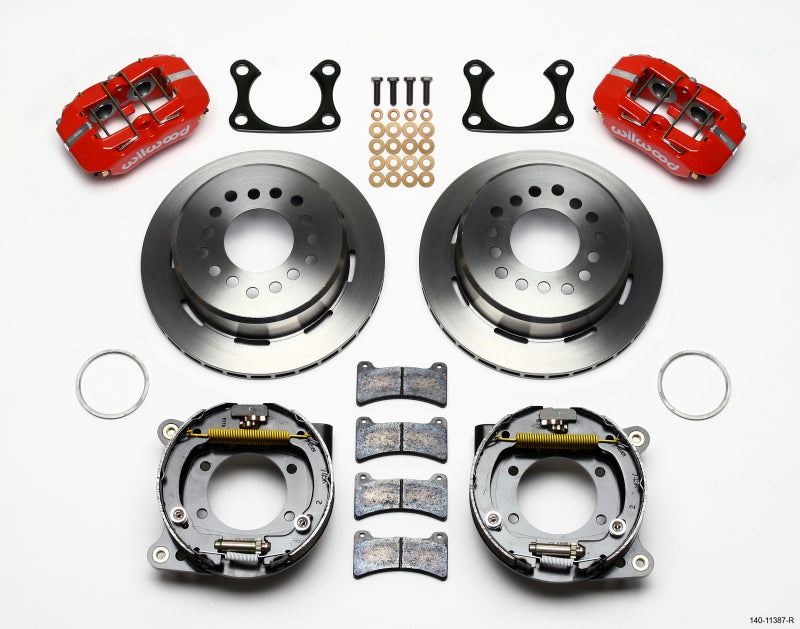 Wilwood FDP-LP 11.00" P-Brake Kit - Red Big Ford 2.36" Offset 140-11387-R Photo - Primary