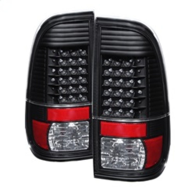 SPYDER Xtune Ford Super Duty 08-15 LED Tail Lights Black ALT-JH-FS08-LED-BK 9027680 9027680 Photo - Primary