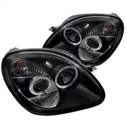 Spyder Mercedes Benz SLK 98-04 1PC Projector Halogen Model- LED Halo Blk PRO-YD-MBSLK98-1PC-HL-BK 5011190 5011190 Photo - Primary