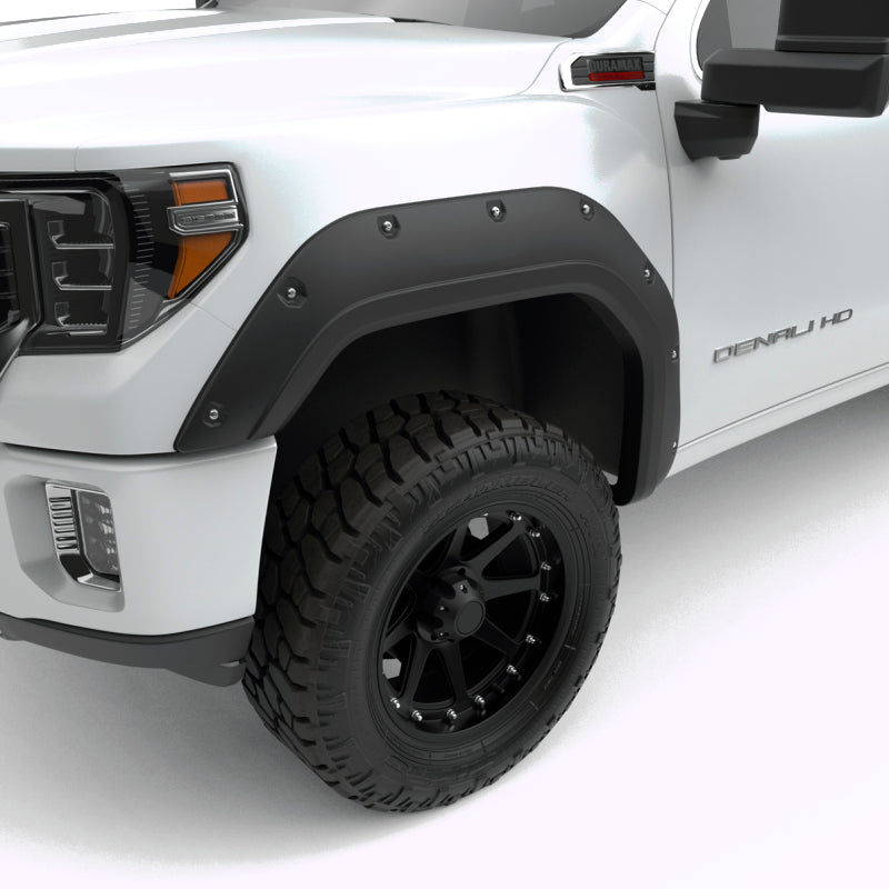 EGR 2020 GMC Sierra HD Bolt-On Style Black Fender Flare - Set 791954 791954 User 1