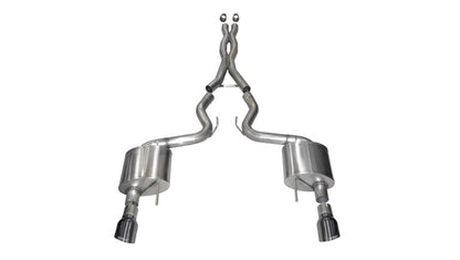 Corsa Performance Corsa 15-17 Ford Mustang GT Coupe 5.0L 3in Xtreme Cat-Back Exhaust 14328GNM Photo - Primary