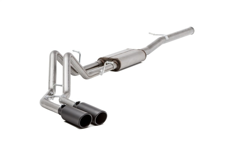 Gibson 11-14 Ford F-150 FX2 3.5L 2.5in Cat-Back Dual Sport Exhaust - Black Elite 69209B 69209B Photo - Unmounted