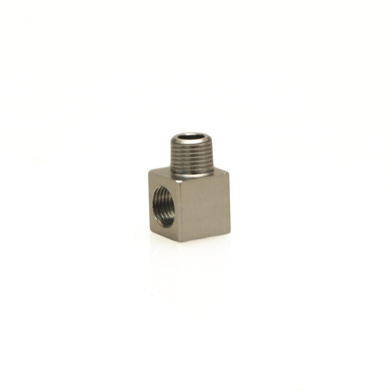 Turbosmart 1/8in NPT Male - 1/8in NPT Female 90 Degree Fitting TS-0402-1123 TS-0402-1123 Photo - Primary