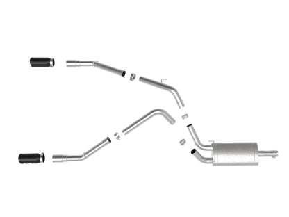 aFe Apollo GT 3in 409SS Cat-Back Exhaust System w/Black Tip 09-18 Dodge/Ram 1500 V8-5.7L 49-42074-B 49-42074-B Photo - Unmounted