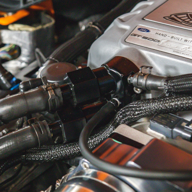VMP Performance 20+ Ford Shelby GT500 16AN Billet High-Flow Water Manifold VMP-SUC053 VMP-SUC053 Photo - Close Up