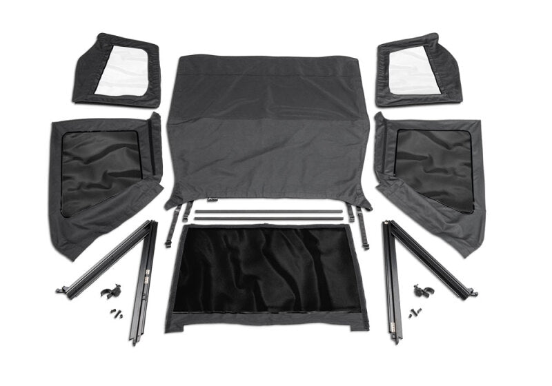 Rampage 1992-1995 Jeep Wrangler(YJ) Frameless Soft Top Kit - Black Diamond 109435 109435 Photo - Primary